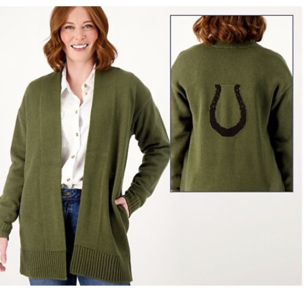 Candace Caneron Bure Novelty Cardigan